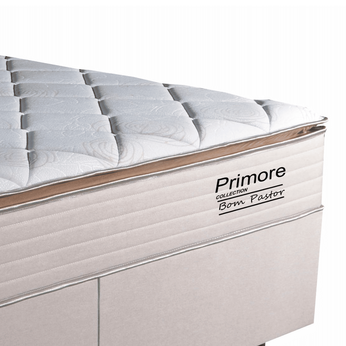 Conjunto Cama Box Queen Size Primore Casal 158cm, EPS com Espuma D45 - Bom Pastor Conjunto Cama Box Queen Size Primore Casal 158cm, EPS com Espuma D45 - Bom Pastor