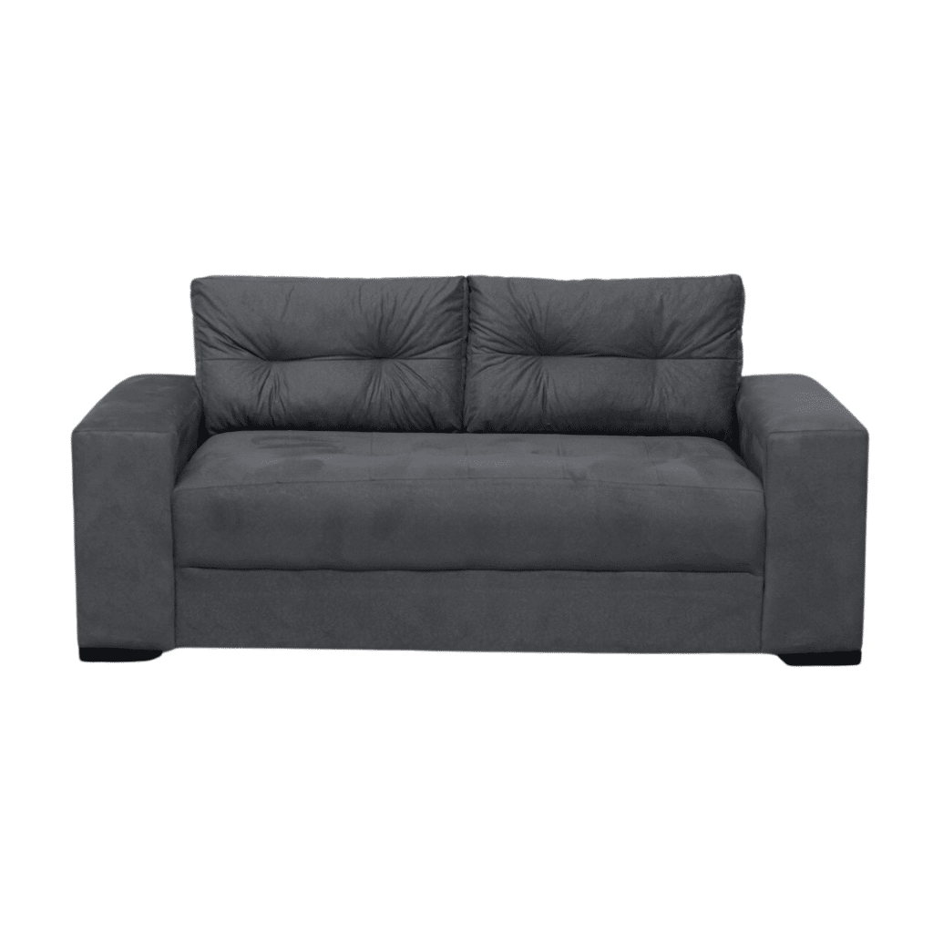 Sofá 3 Lugares Confort Cinza Masterflex Sofá 3 Lugares Confort Cinza Masterflex