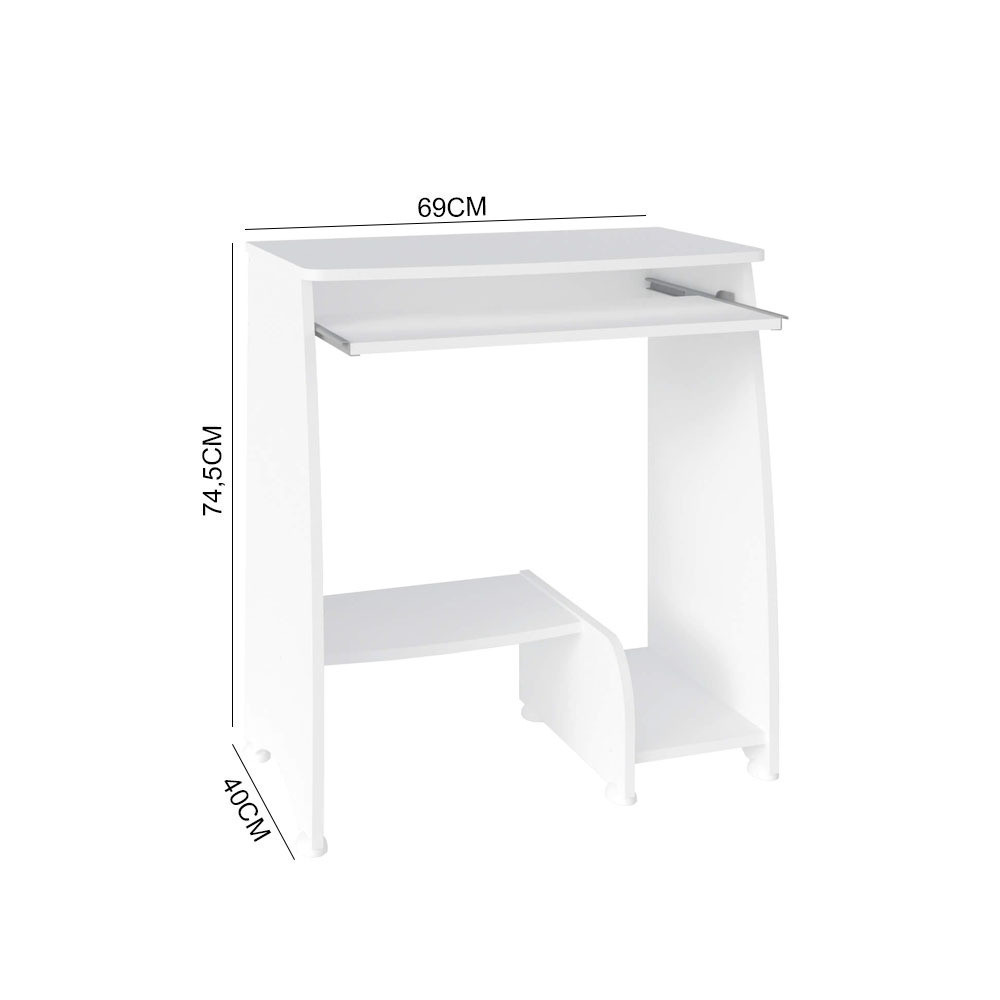 Escrivaninha/Mesa de Computador Artely Pixel Branco Escrivaninha/Mesa de Computador Artely Pixel Branco