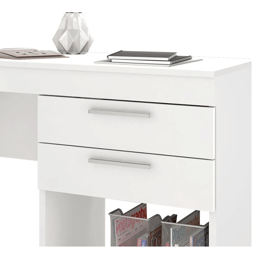 Escrivaninha/Mesa de Computador 2 Gavetas Office Branco - Notável Escrivaninha/Mesa de Computador 2 Gavetas Office Branco - Notável