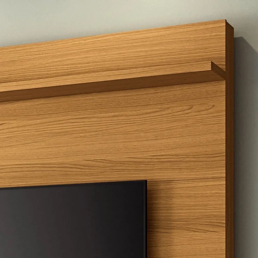 Estante Home TV 55 Polegadas HB Móveis Orbis Cinamomo/Off White