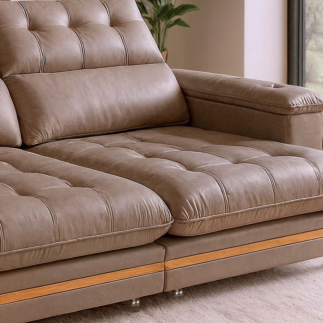 Sofá Retrátil e Reclinável Avila 250cm com Molas 3010 - Bom Pastor