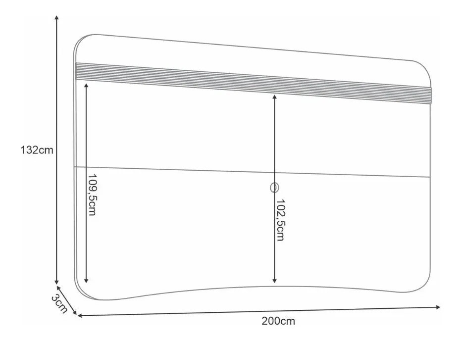 Painel HB Armony 2.0 Cinamomo 200cm Painel HB Armony 2.0 Cinamomo 200cm