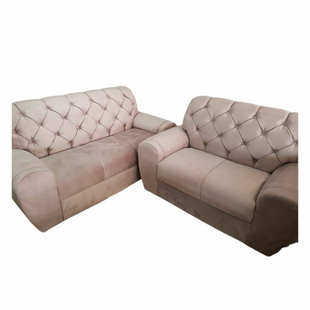 Sofá 3 e 2 Lugares Stilo Castor - Malu Estofados Sofá 3 e 2 Lugares Stilo Castor - Malu Estofados