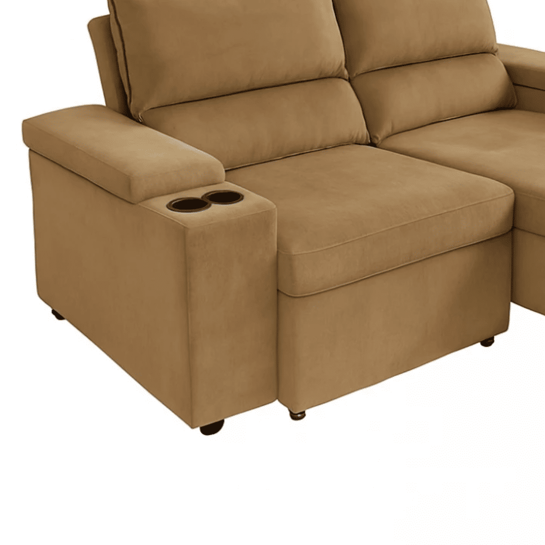 Sofá Retrátil e Reclinável Alabama Capuccino - Nordeste Flex Sofá Retrátil e Reclinável Alabama Capuccino - Nordeste Flex