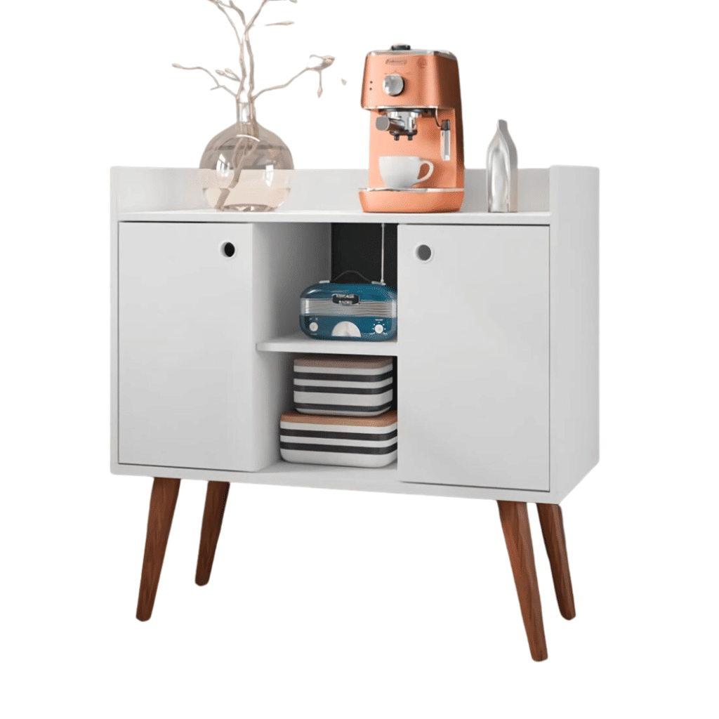 Aparador Cairo com 2 Portas Branco - Fiorello Aparador Cairo com 2 Portas Branco - Fiorello