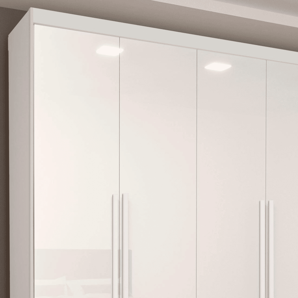 Guarda Roupa Casal Divine Plus 06 portas 100% MDF Branco - Bom Pastor Guarda Roupa Casal Divine Plus 06 portas 100% MDF Branco - Bom Pastor