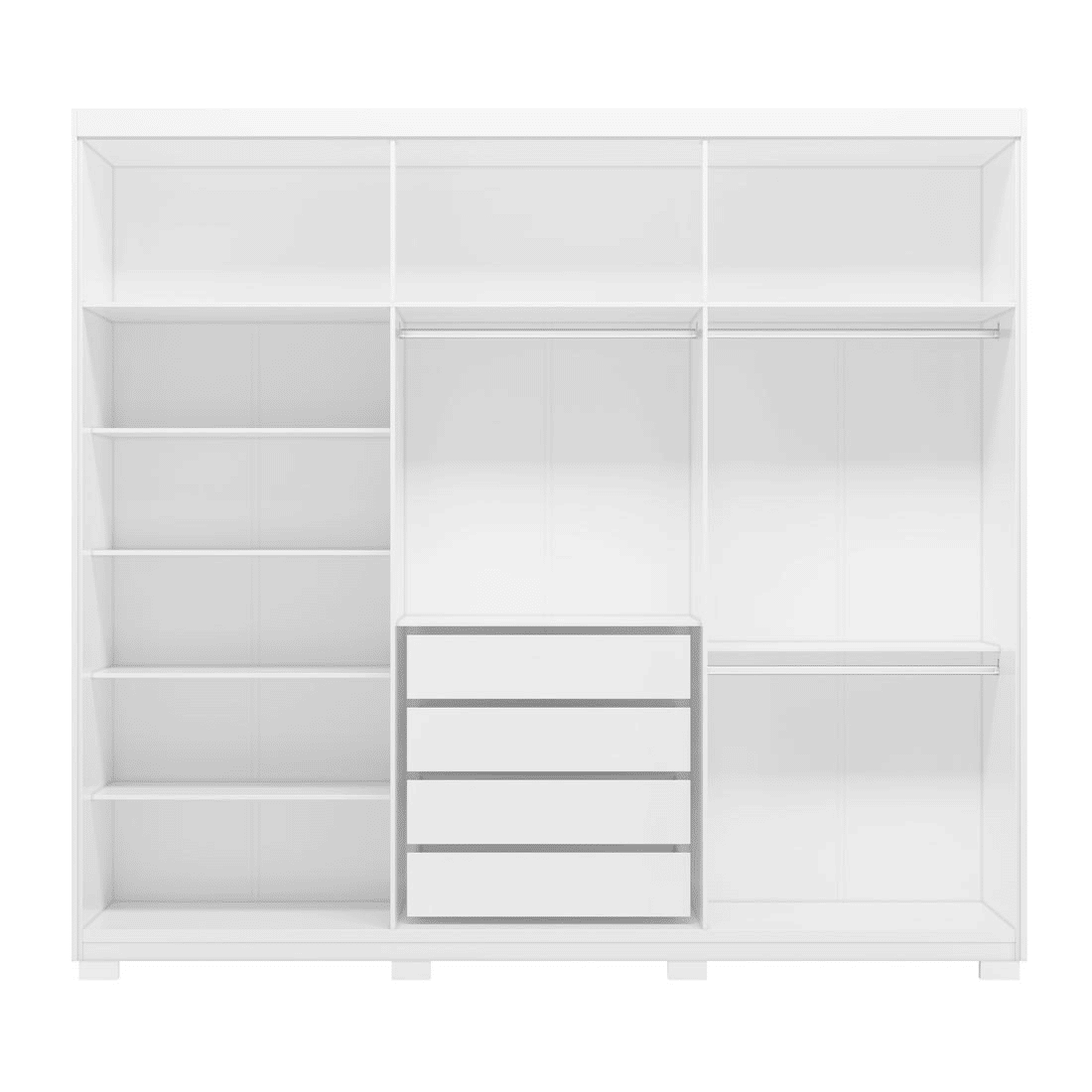 Guarda-Roupa Venice 6 Portas 100% MDF Demóbile - Branco Guarda-Roupa Venice 6 Portas 100% MDF Demóbile - Branco