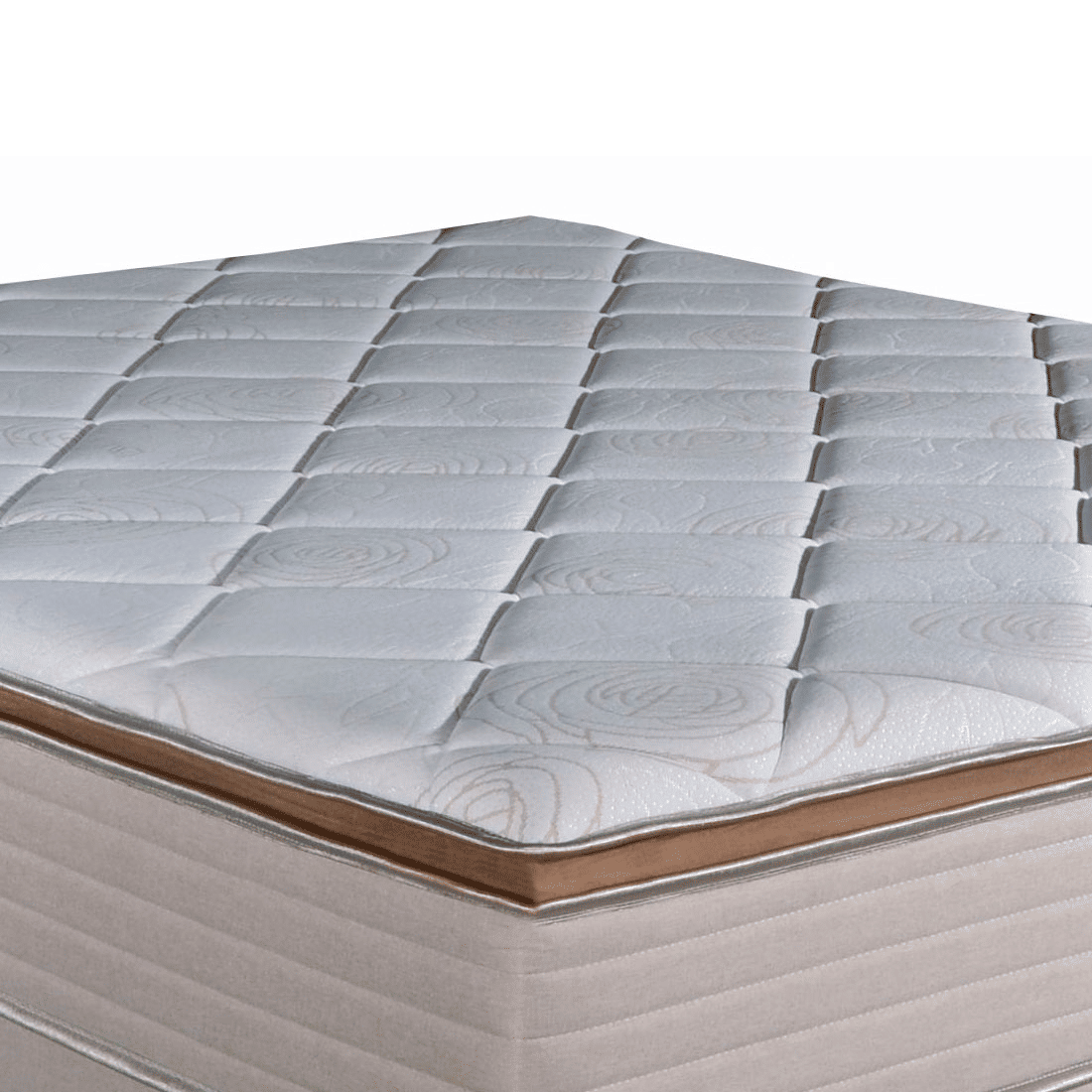 Conjunto Cama Box Casal Primore 138cm, EPS com Espuma D45 - Bom Pastor