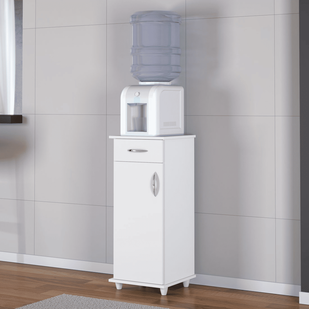 Balcão de Cozinha Multiuso 1 Portas 1 Gaveta Viena Branco Fiorello Balcão de Cozinha Multiuso 1 Portas 1 Gaveta Viena Branco Fiorello