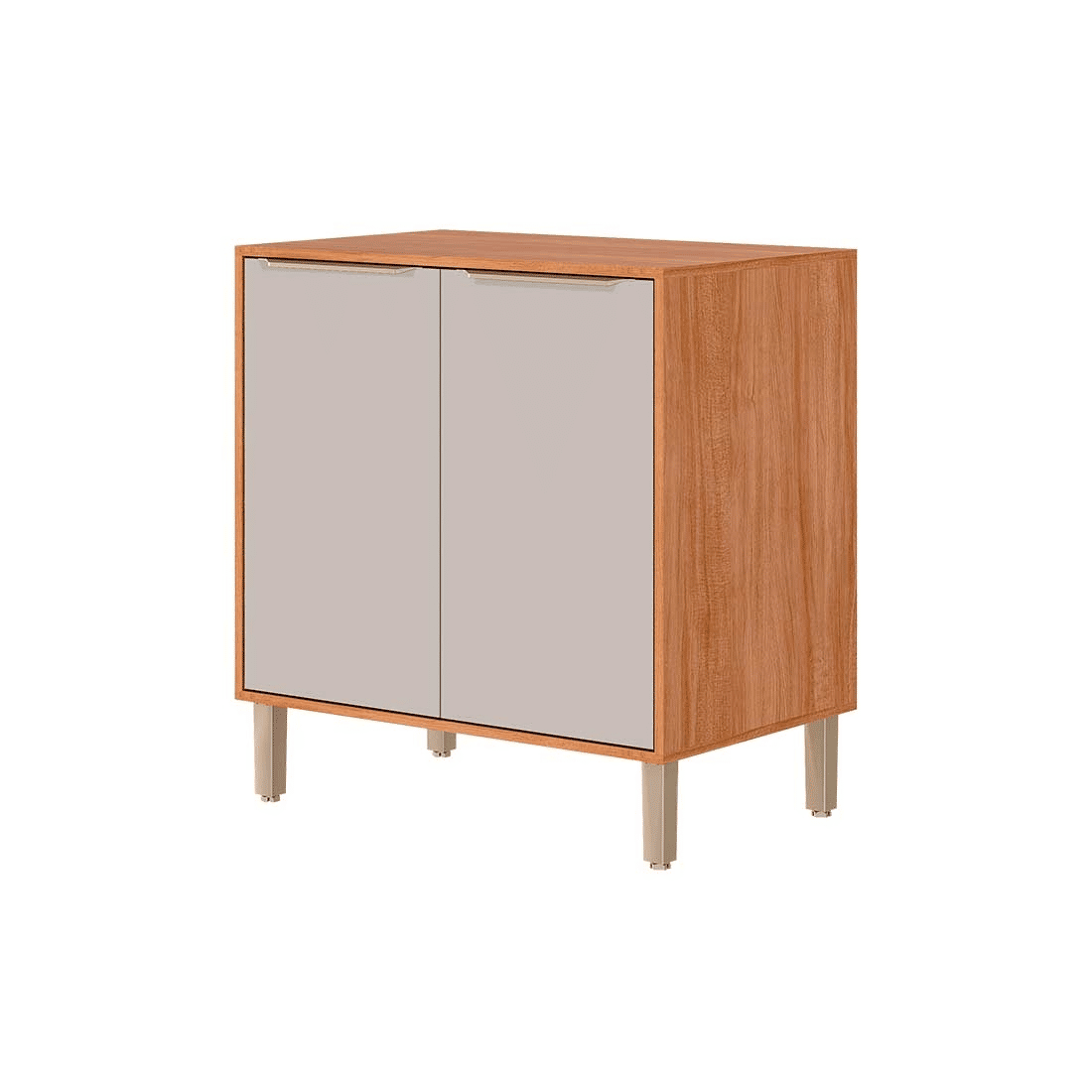 Cozinha Completa Modulada em MDF 5 Módulos MGM Esplêndida Cinamomo/Off White Cozinha Completa Modulada em MDF 5 Módulos MGM Esplêndida Cinamomo/Off White