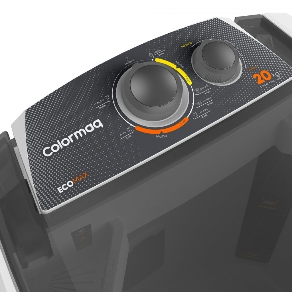 Tanquinho de Lavar Roupa Colormaq LCS 20KG 127V Branco Tanquinho de Lavar Roupa Colormaq LCS 20KG 127V Branco