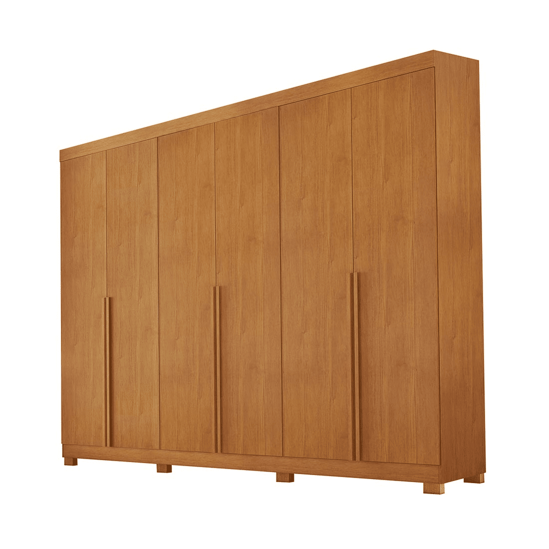 Guarda Roupa Casal Master 270 6 Portas, 100% MDF cor Nature - Bianchi Guarda Roupa Casal Master 270 6 Portas, 100% MDF cor Nature - Bianchi