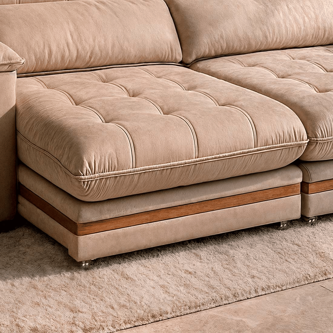 Sofá Retrátil e Reclinável Avila 250cm com Molas 3001 - Bom Pastor