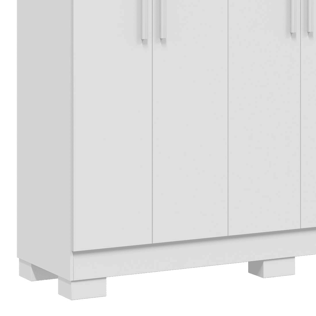 Guarda-Roupa Casal 100% MDF 8 Portas ACP Móveis Hanna Branco