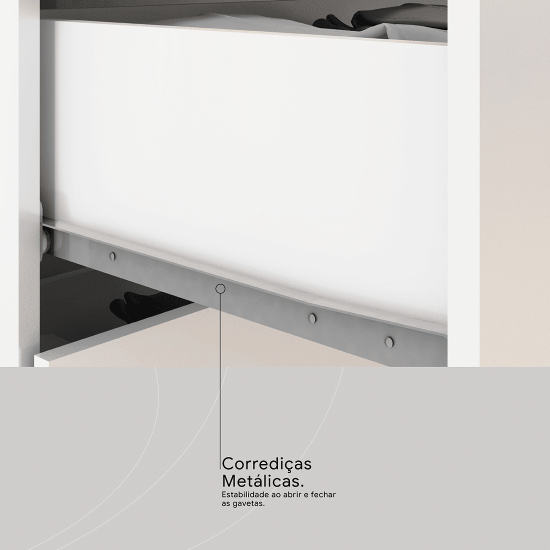 Cômoda Montevideu com 4 Gavetas e 1 Porta Demobile Branco/Branco/Rosa Cômoda Montevideu com 4 Gavetas e 1 Porta Demobile Branco/Branco/Rosa