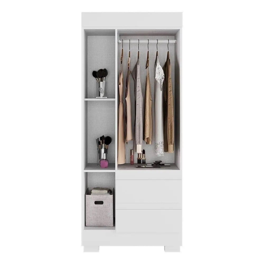 Guarda-Roupa Maya 3 Portas Branco - Acp Móveis Guarda-Roupa Maya 3 Portas Branco - Acp Móveis