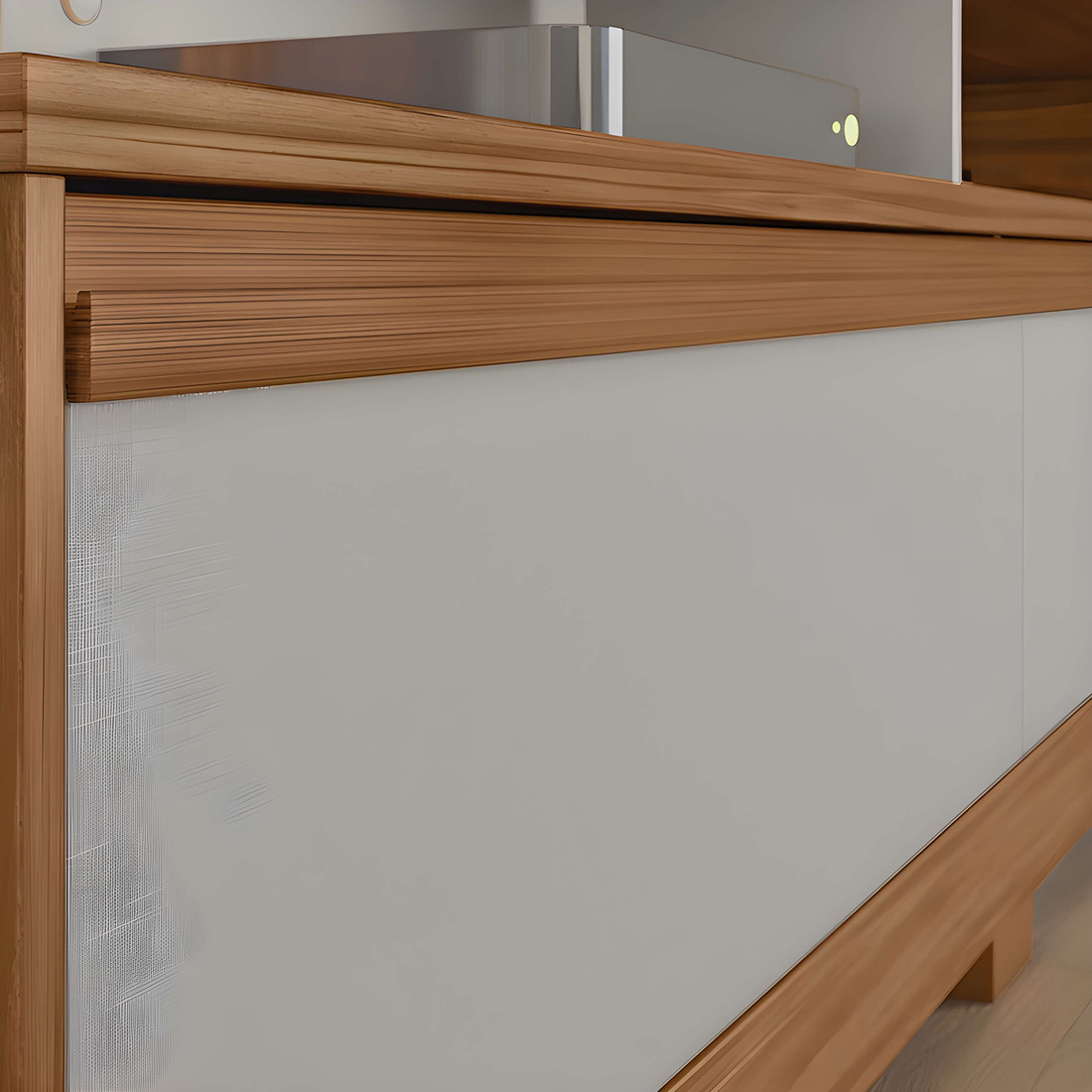 Estante Home para TV até 60 Polegadas com LED 2 Portas NT 1295 Notável Móveis Freijó/Off White Estante Home para TV até 60 Polegadas com LED 2 Portas NT 1295 Notável Móveis Freijó/Off White