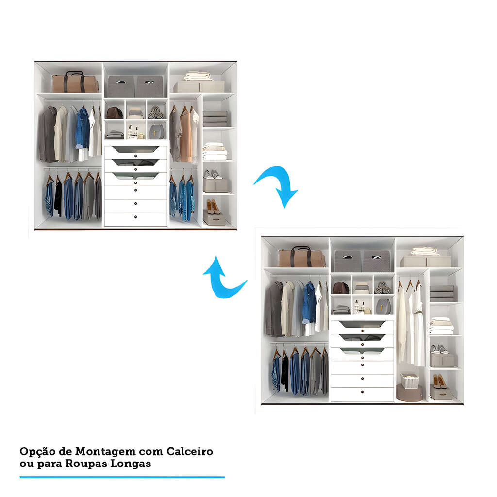 Guarda-Roupa Casal Com Espelho 3 Portas de Correr em MDF Panan Móveis Vitória Branco Guarda-Roupa Casal Com Espelho 3 Portas de Correr em MDF Panan Móveis Vitória Branco