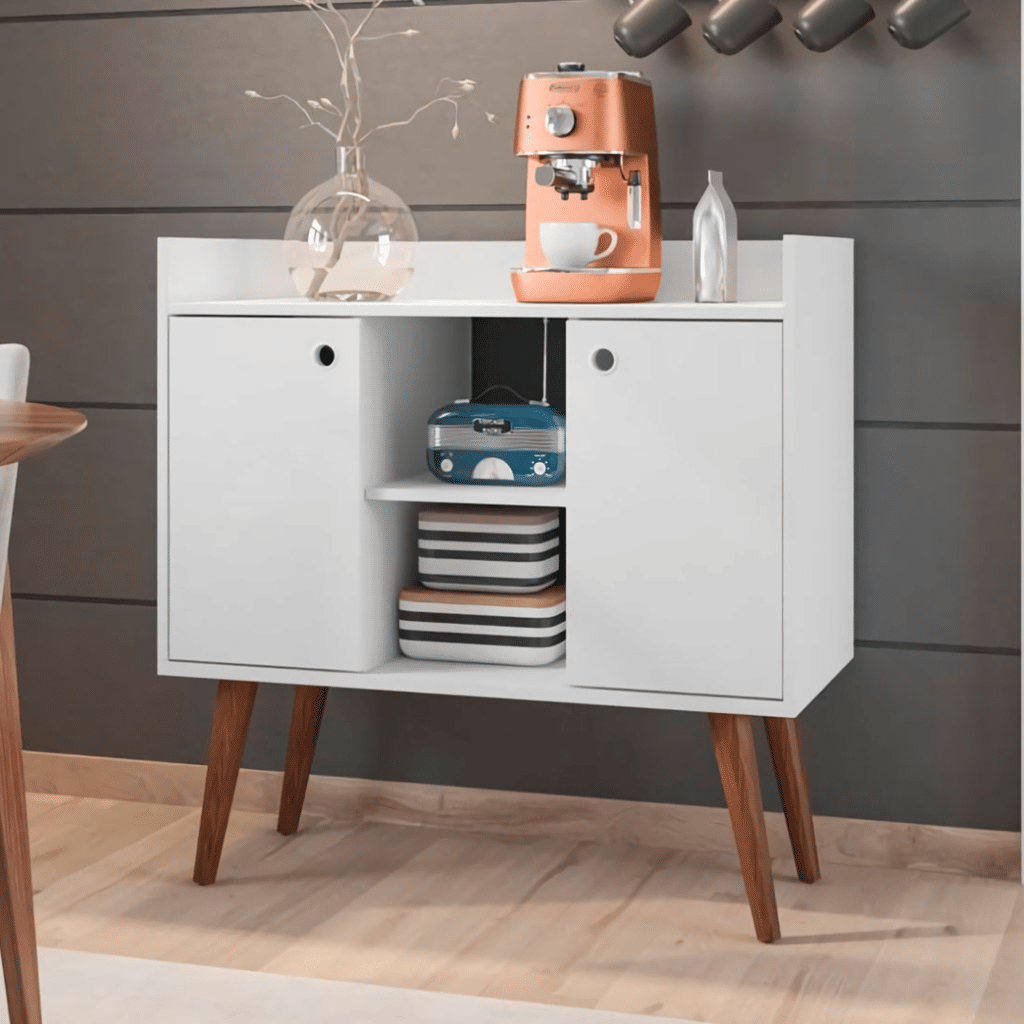 Aparador Cairo com 2 Portas Branco - Fiorello Aparador Cairo com 2 Portas Branco - Fiorello