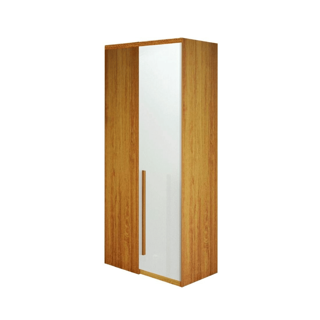 Modulo Guarda-Roupa Tivoli Canto Reto, 100% MDF Nature/Bege - Bom Pastor
