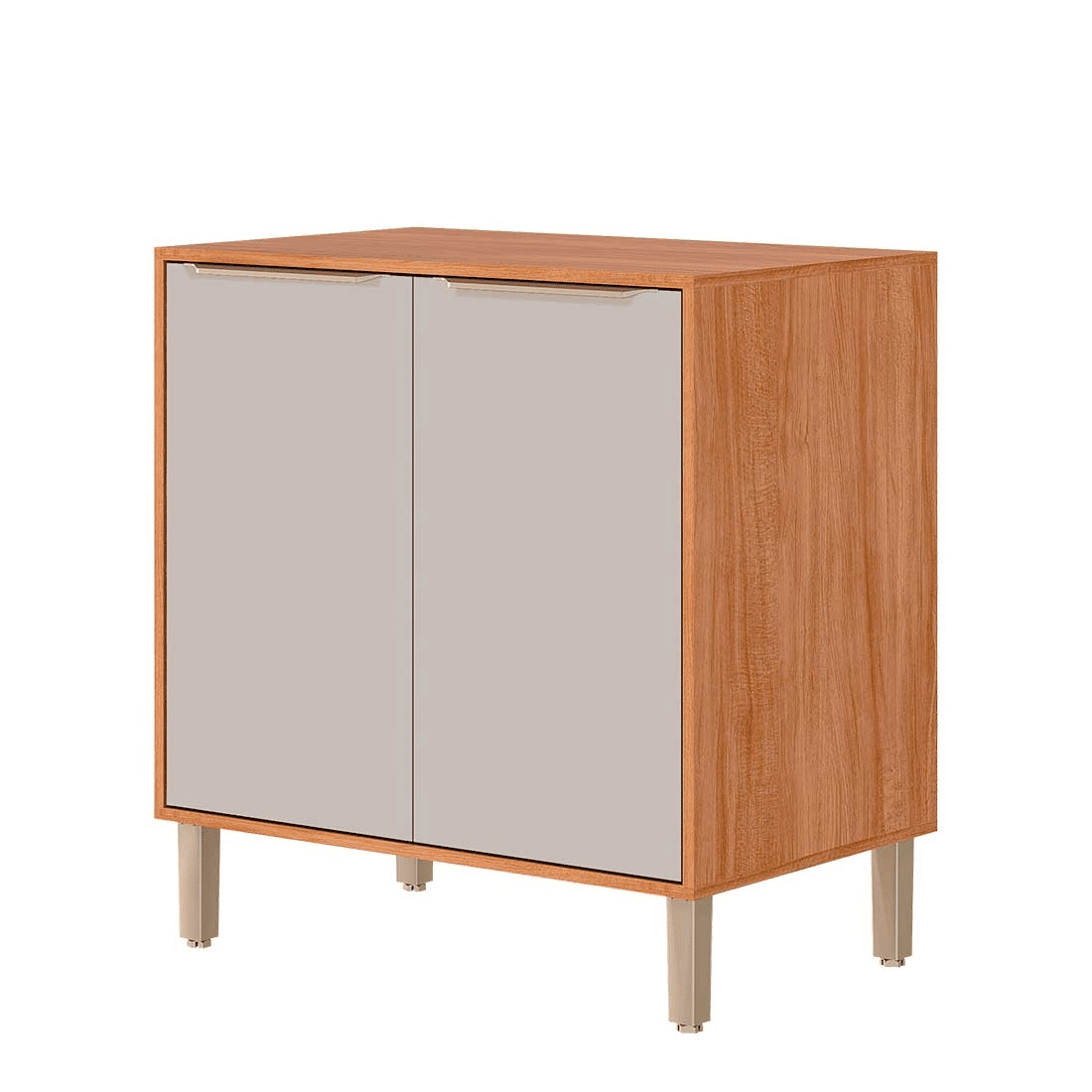 Cozinha Esplendida 4 Módulos 100% MDF Cinamomo/Off White - MGM Móveis Cozinha Esplendida 4 Módulos 100% MDF Cinamomo/Off White - MGM Móveis