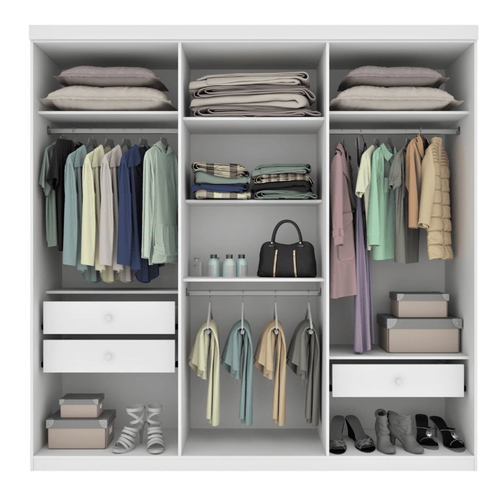 Guarda-Roupa Casal 6 Portas Olimpo Branco -  Tcil Móveis  Guarda-Roupa Casal 6 Portas Olimpo Branco -  Tcil Móveis