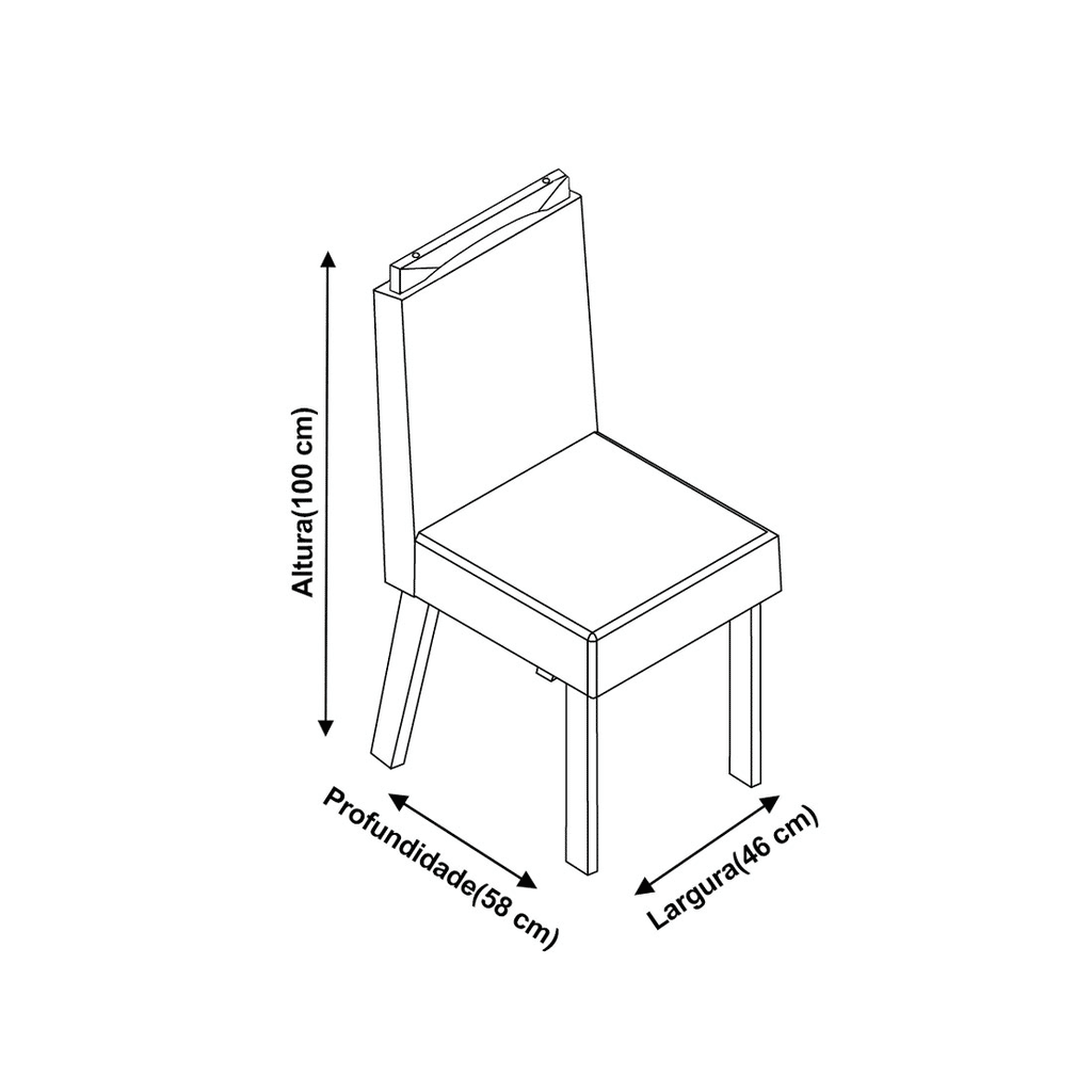 Conjunto Mesa Sofistic 180x90 com 6 cadeiras Malibu Lord, Naturale - Bom Pastor Conjunto Mesa Sofistic 180x90 com 6 cadeiras Malibu Lord, Naturale - Bom Pastor