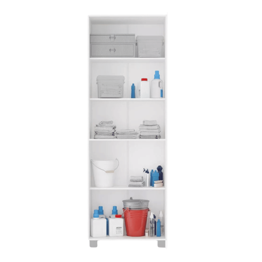 Armário Multiuso 2 Portas Com Chave, Vegas San Marino Branco Armário Multiuso 2 Portas Com Chave, Vegas San Marino Branco