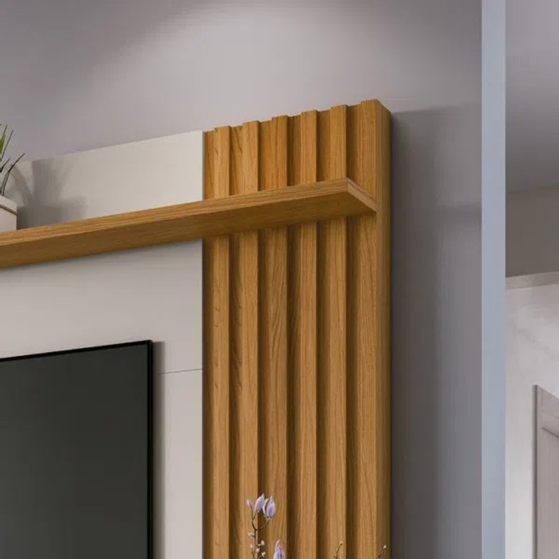 Estante Home TV 55 Polegadas HB Móveis Artheo 1.6 Cinamomo/Off White Estante Home TV 55 Polegadas HB Móveis Artheo 1.6 Cinamomo/Off White