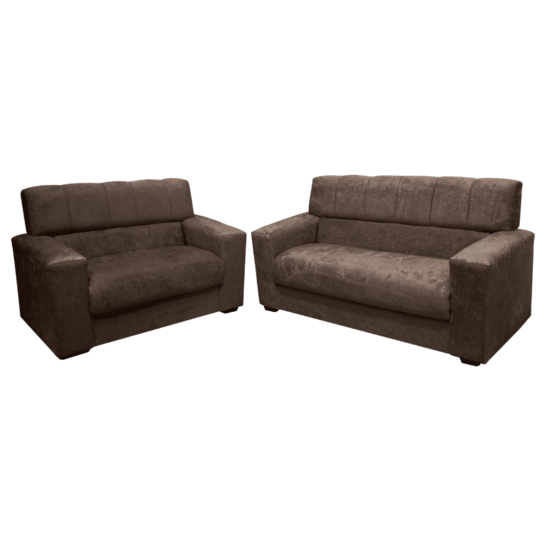 Conjunto de Sofá 2x3 Lugares Dubai Castor Masterflex