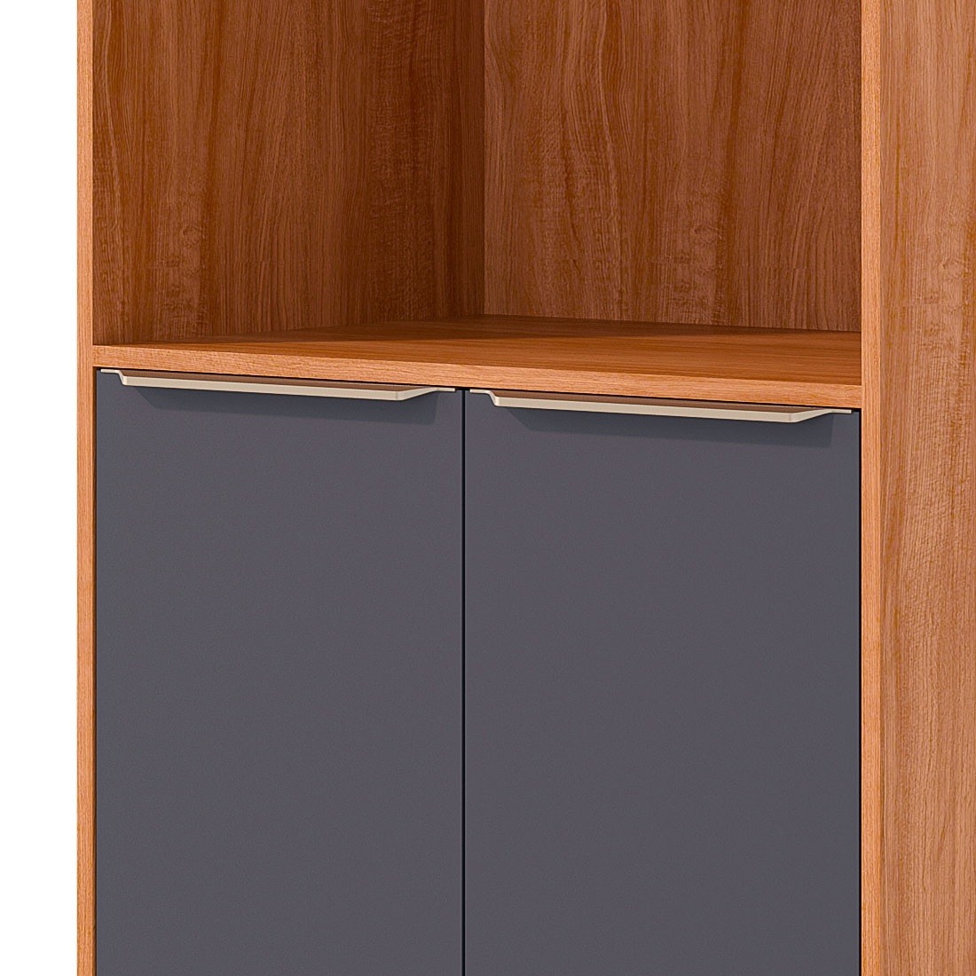 Paneleiro Torre Quente Esplendida 1 Forno 4 Portas 100% MDF MGM Móveis - Cina/Tit