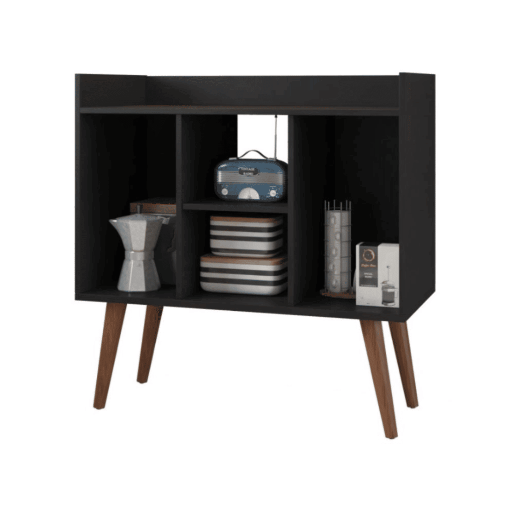 Aparador Cairo com 2 Portas Preto - Fiorello Aparador Cairo com 2 Portas Preto - Fiorello
