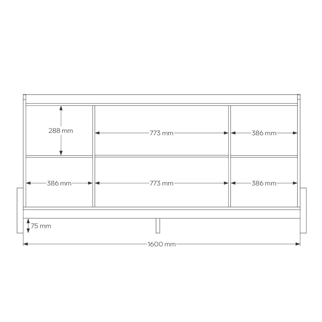 Buffet e Aparador Elegance Off White/New Jequitibá - Lukaliam Buffet e Aparador Elegance Off White/New Jequitibá - Lukaliam