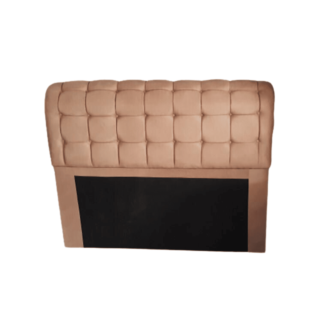 Cabeceira de Cama Box Casal 140cm Estofada Malu Vivace Castor Cabeceira de Cama Box Casal 140cm Estofada Malu Vivace Castor