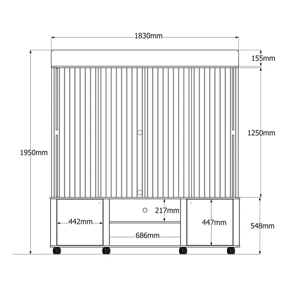 Estante Home Para TV 75 Polegadas com LED e Rodízios Lukaliam Florença Jequitiba Estante Home Para TV 75 Polegadas com LED e Rodízios Lukaliam Florença Jequitiba