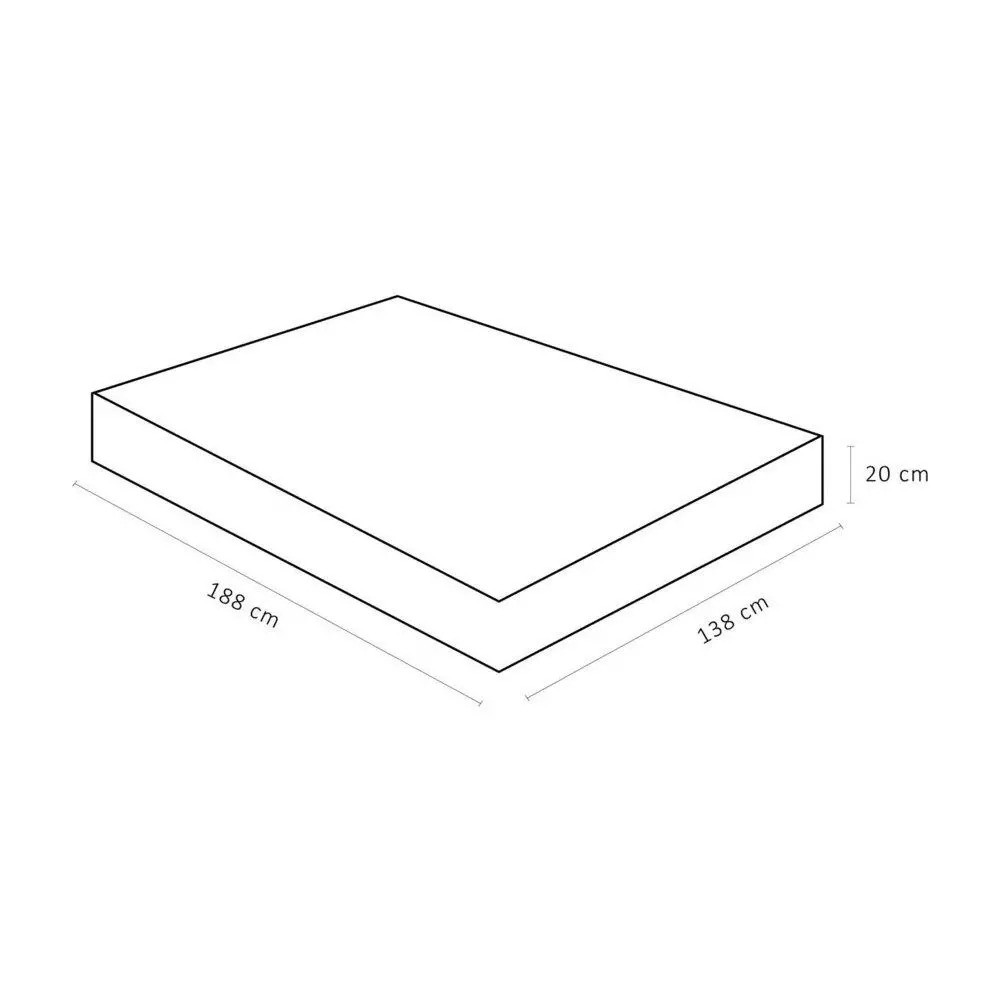 Colchão Casal Ortobom D33 138x188x20 Light Colchão Casal Ortobom D33 138x188x20 Light