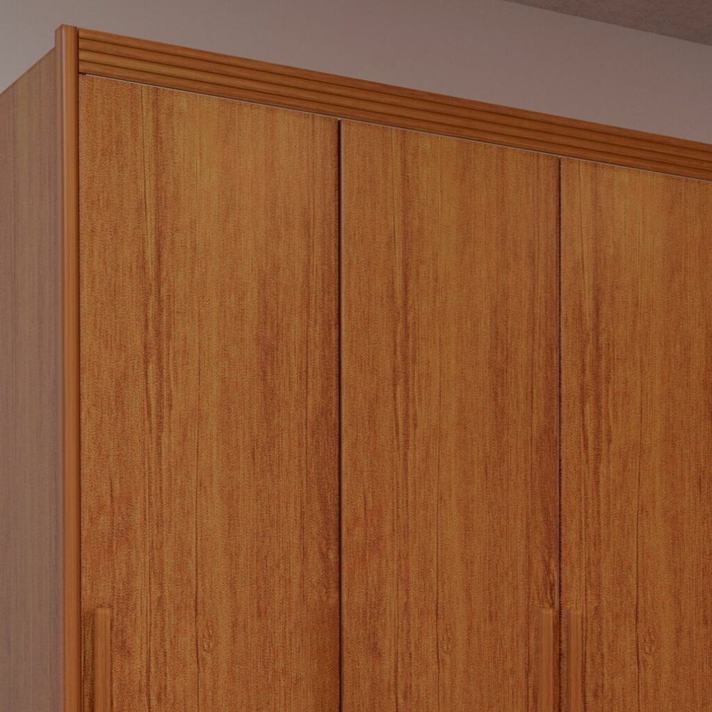 Guarda-Roupa Casal em MDF 6 Portas Bom Pastor Mary Naturall Guarda-Roupa Casal em MDF 6 Portas Bom Pastor Mary Naturall