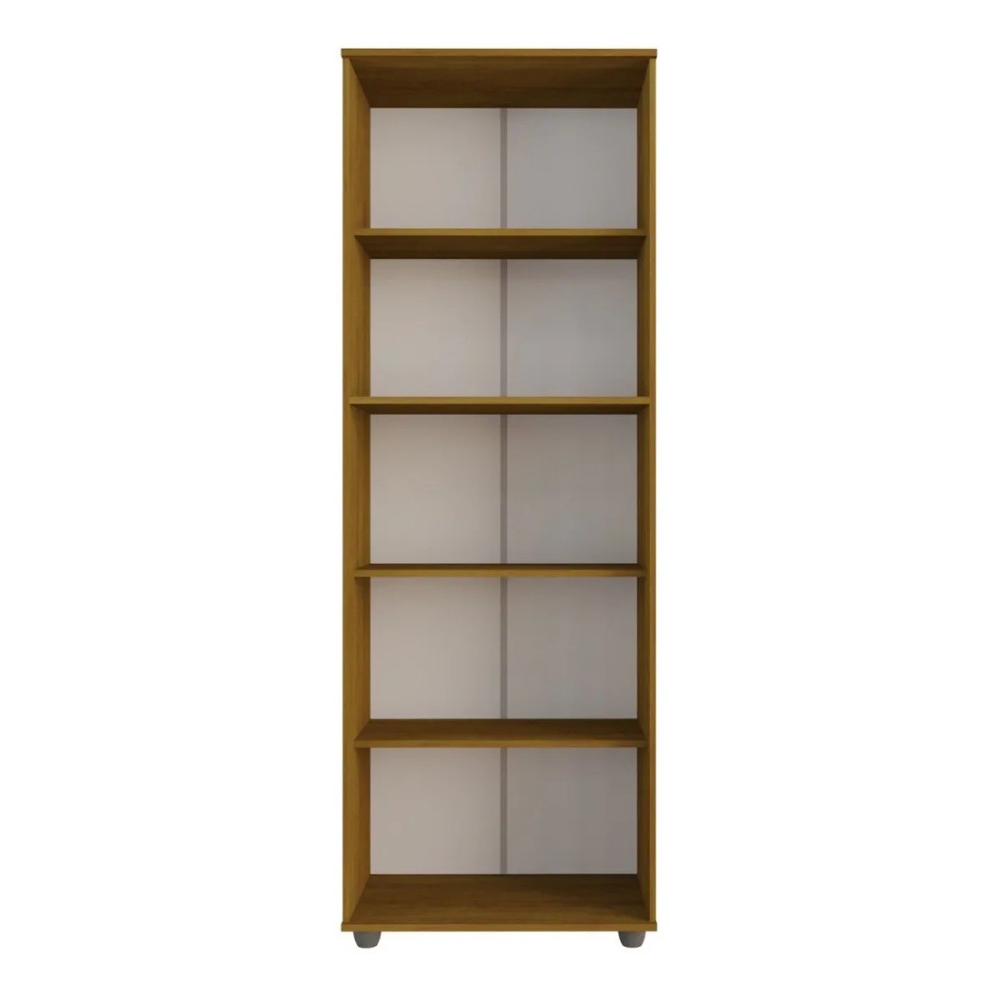 Armário Multiuso Caio 2 Portas 4 Prateleiras Cinamomo/Off White CHF Móveis