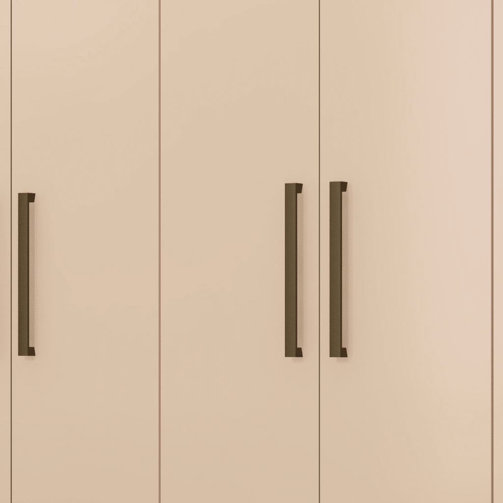 Guarda-Roupa Casal 6 Portas Demóbile Verso Amendoa com Off White Guarda-Roupa Casal 6 Portas Demóbile Verso Amendoa com Off White