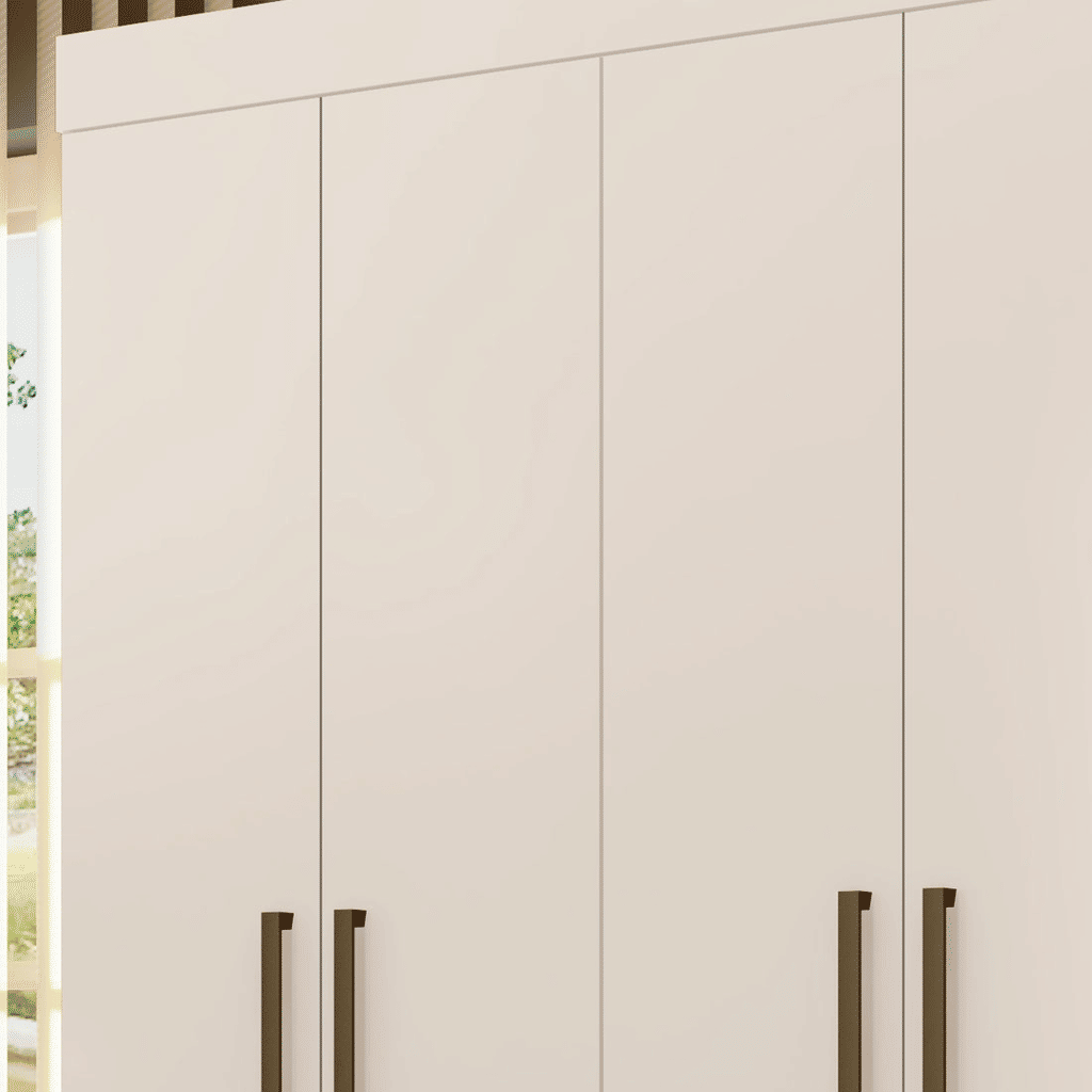 Guarda-Roupa Casal 6 Portas Demóbile Verso Branco Guarda-Roupa Casal 6 Portas Demóbile Verso Branco