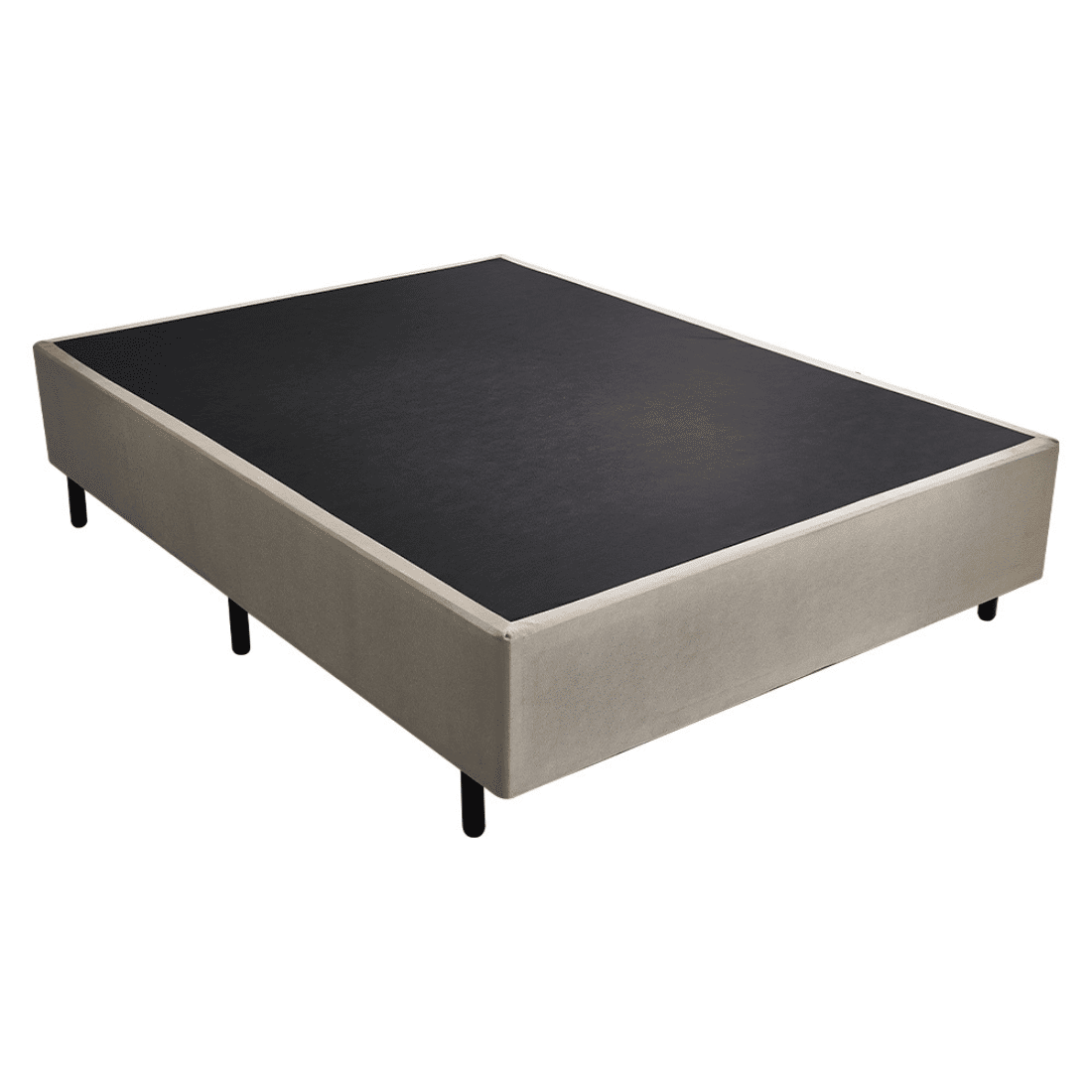 Base Box casal 138X188X30 Ortolike Sued Bege