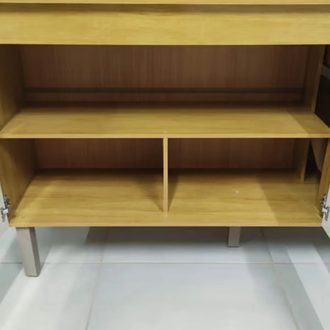 Kit Cozinha Noor 1,45m 6 Portas 1 Gaveta CHF Cinamomo Off White