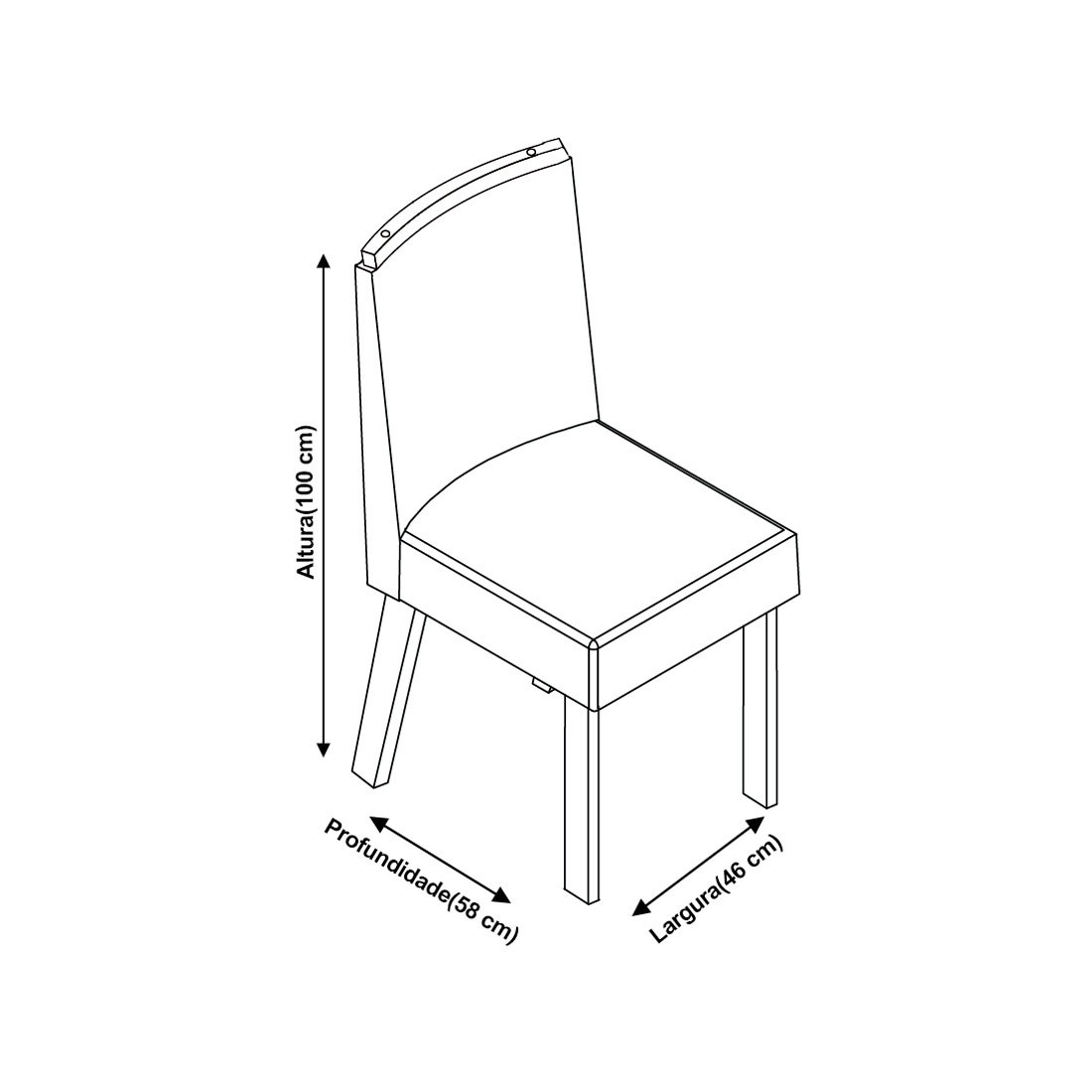 Conjunto Mesa Space 120x80 Tampo de Vidro com 04 cadeiras Fly Luxo NAT2028L - Bom Pastor Conjunto Mesa Space 120x80 Tampo de Vidro com 04 cadeiras Fly Luxo NAT2028L - Bom Pastor