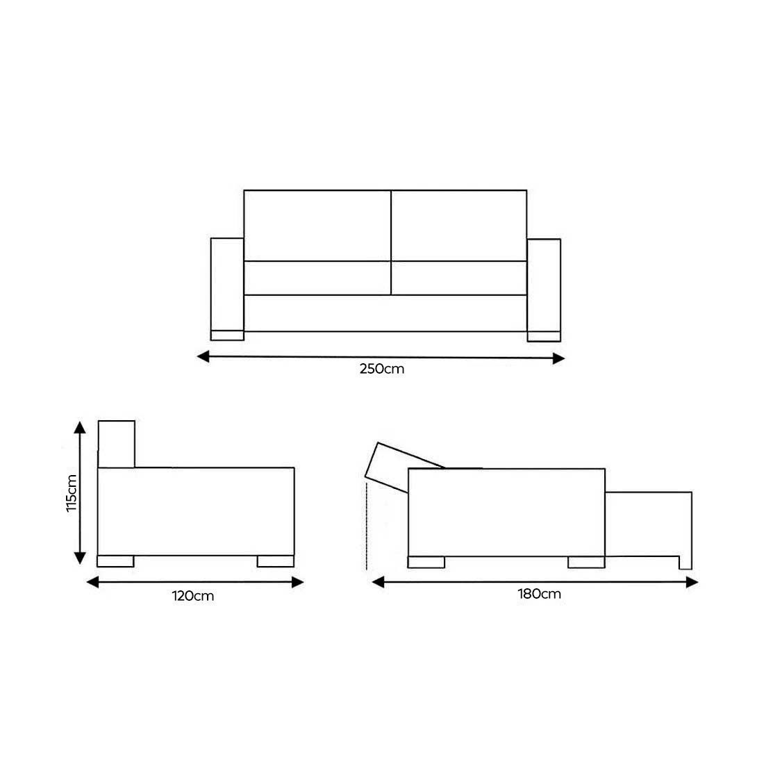 Estofado Retrátil e Reclinável com Molas Siena - Idealle, Capuccino/IN15 Estofado Retrátil e Reclinável com Molas Siena - Idealle, Capuccino/IN15