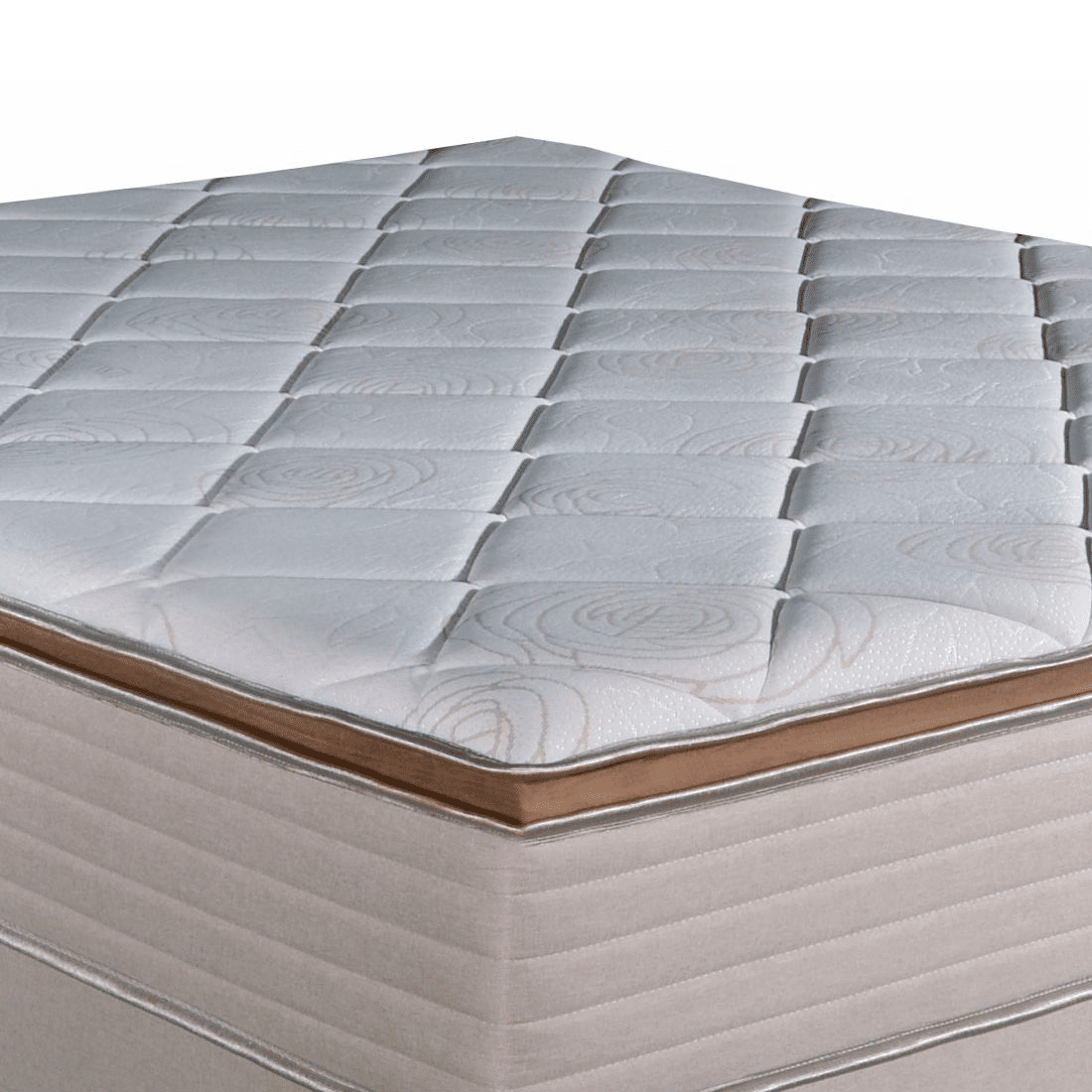 Conjunto Cama Box Queen Size Primore Casal 158cm, EPS com Espuma D45 - Bom Pastor Conjunto Cama Box Queen Size Primore Casal 158cm, EPS com Espuma D45 - Bom Pastor