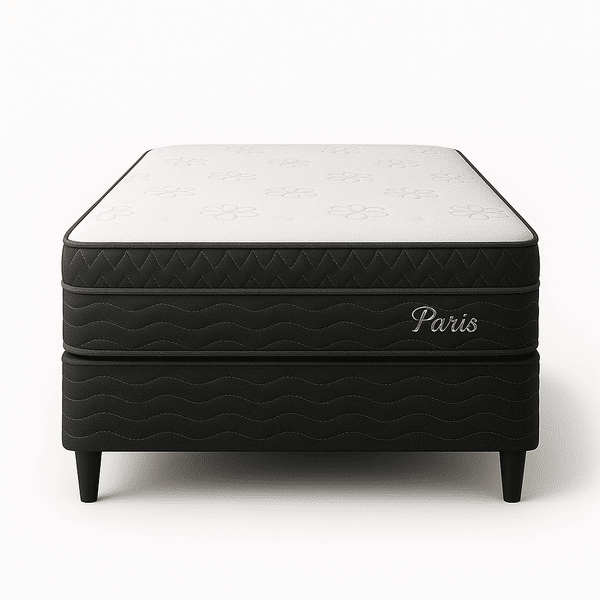 Cama Box Casal (Colchão + Base) Paris 138x188 Molas Ensacadas Topázio Cama Box Casal (Colchão + Base) Paris 138x188 Molas Ensacadas Topázio