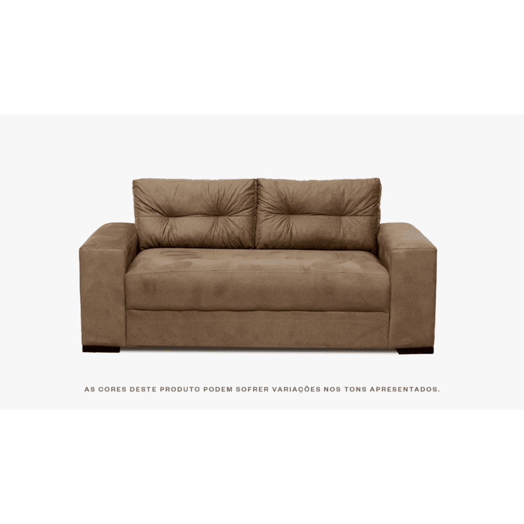 Sofá 3 Lugares Confort Caramelo Masterflex Sofá 3 Lugares Confort Caramelo Masterflex