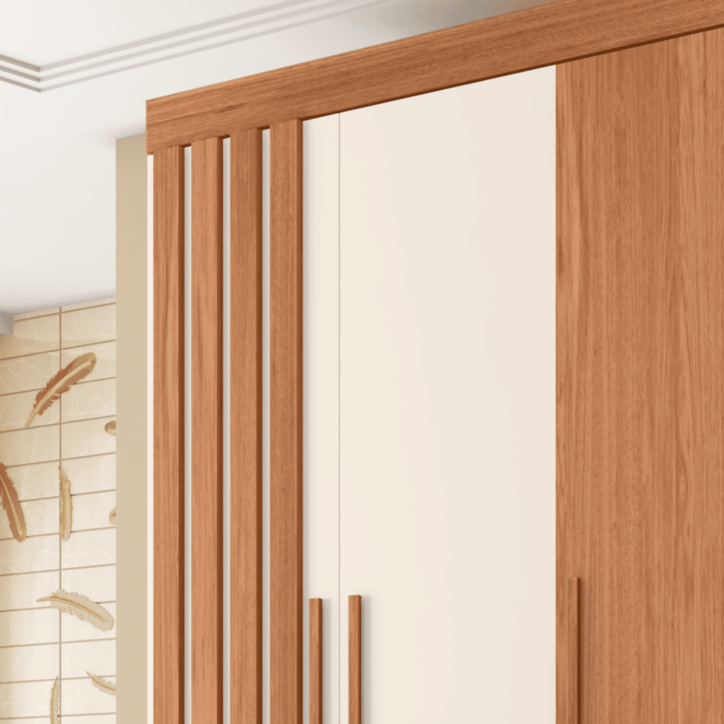 Guarda-Roupa Casal 5 Portas 2 Gavetas Sophia 2.2 Caemmun - Freijó/Off White Guarda-Roupa Casal 5 Portas 2 Gavetas Sophia 2.2 Caemmun - Freijó/Off White