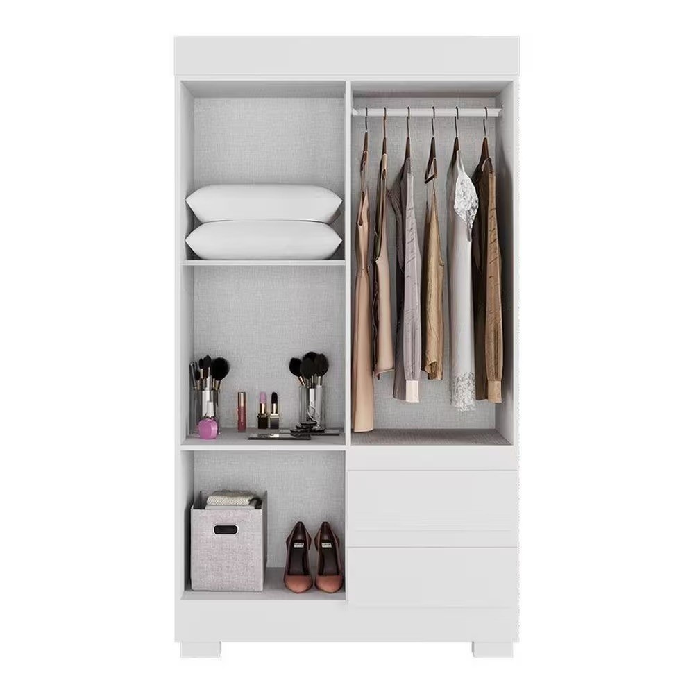 Guarda-Roupa Maya 4 Portas Branco - Acp Móveis Guarda-Roupa Maya 4 Portas Branco - Acp Móveis